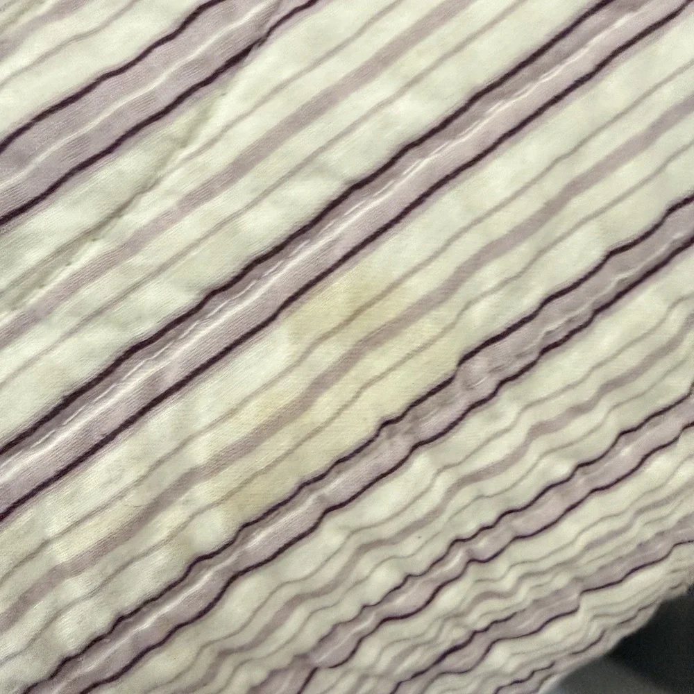 Vtg Cottagecore Quilt Full Queen Floral Shams Rose Reversible Striped Bedspread